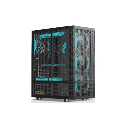 Stars Solutions Kuciste Stars Solution B01 Crno, Metal Mesh, 4x 12cm ARGB