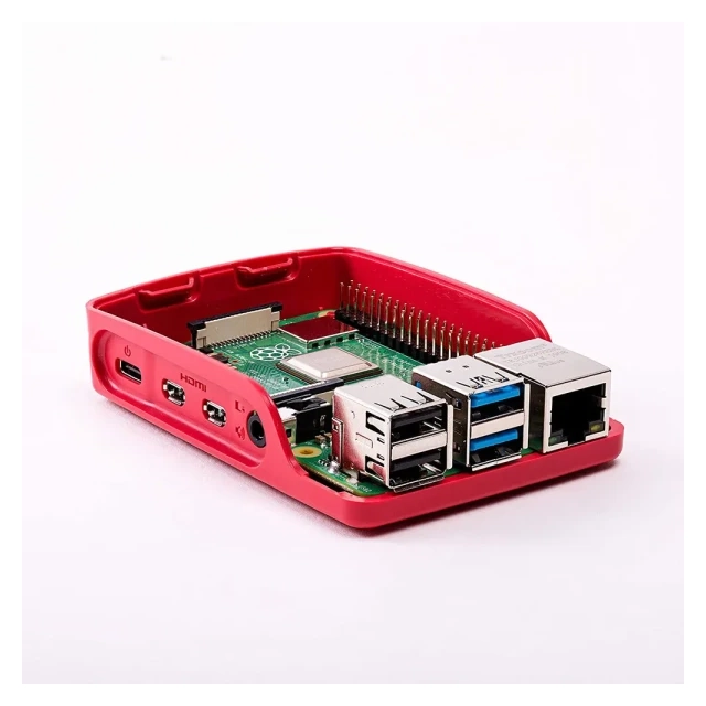 Kućište za Raspberry Pi 4 crveno belo