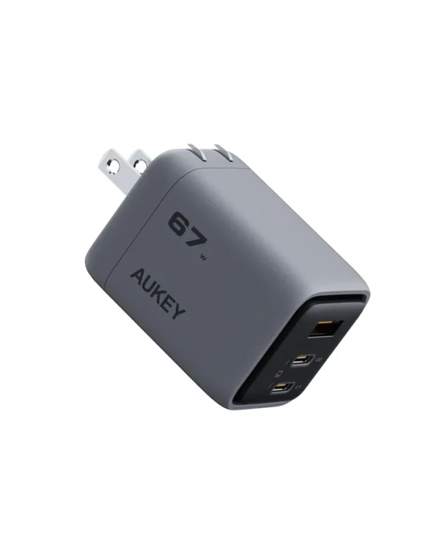 Kućni punjač AUKEY PA-C3 Fast  3-port 67W GaN