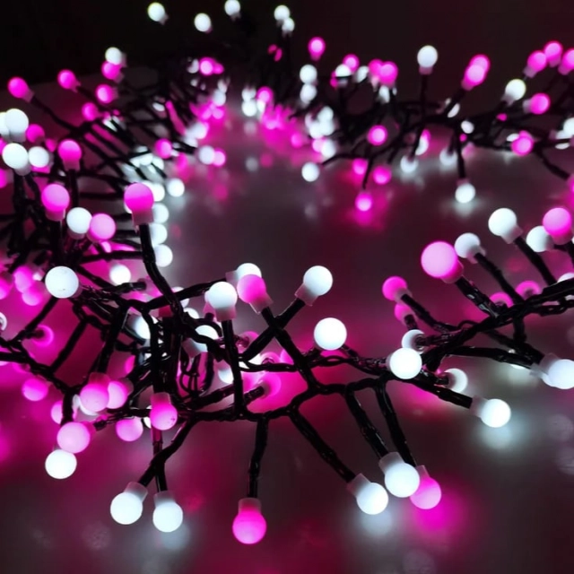 Lampice za jelku sa 288 roze i belih LED dioda ML-C2016
