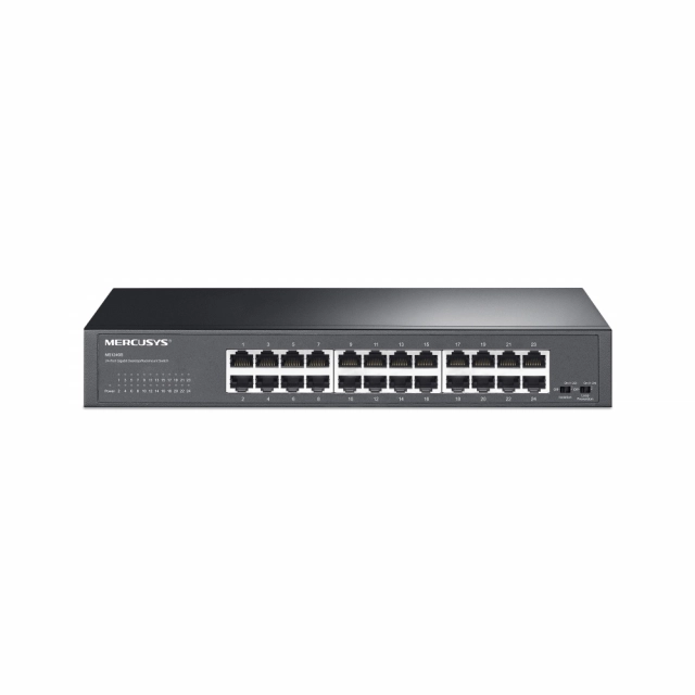 LAN Switch Mercusys MS124GS v1.0, 24port 10/100/1000Mbps Desktop Rackmount  (74320)