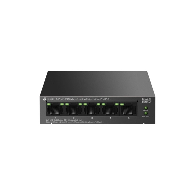 LAN Switch TP-LINK LS105LP 5port 10/100 4-PoE metalno kućište