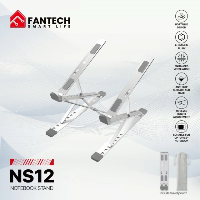 Laptop stalak Fantech NS12 srebrni