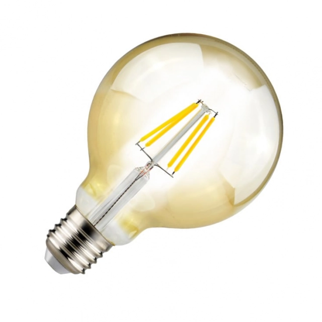 LED filament sijalica dimabilna toplo bela 6W LS-G80FDA-WW-E27/6