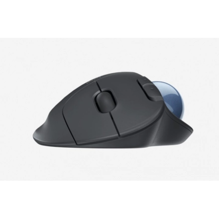 Logitech Ergo M575s Wireless Trackball Mouse, Graphite Blue Ball