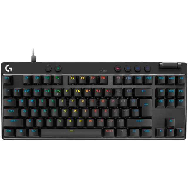 Logitech G PRO X TKL Rapid Gaming Keyboard, Black, US