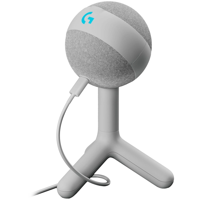 LOGITECH G Yeti Orb RGB Gaming Microphone -  LIGHTSYNC - OFF WHITE - USB