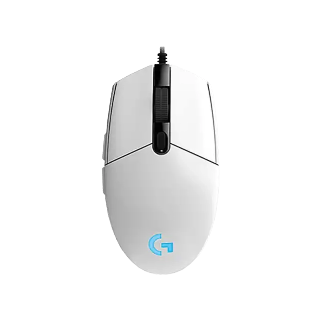 Logitech G102 Lightsync Gaming Wired Mouse, White USB