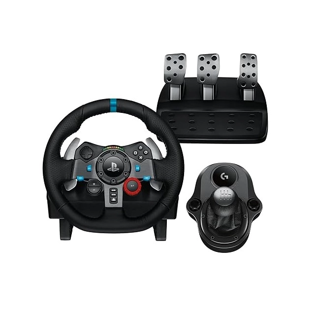 Logitech G29 Driving Force Gaming Racing Wheel + Logitech Shifter