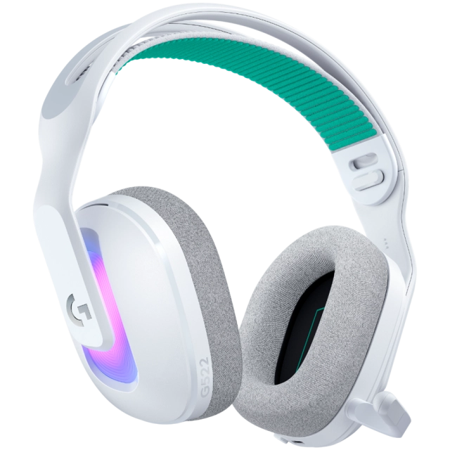 LOGITECH G522 LIGHTSPEED Wireless Gaming Headset - WHITE - EMEA28i-935 - 2.4GHZ