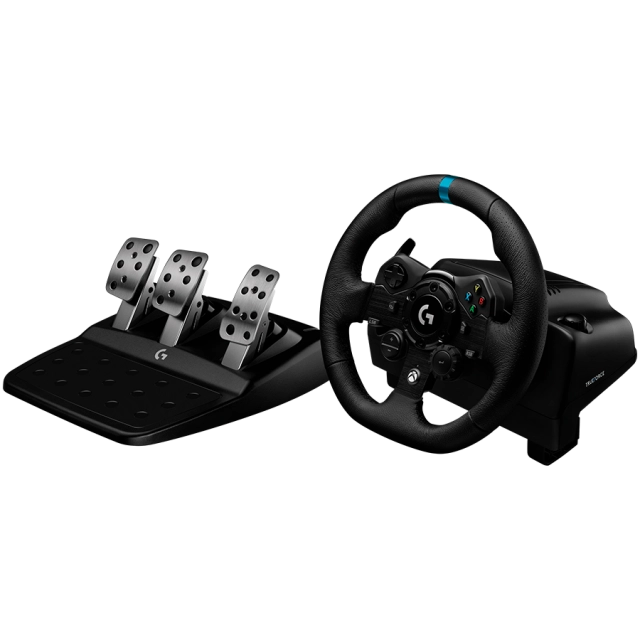 LOGITECH G923 Racing Wheel and Pedals - PC/PS - BLACK - USB
