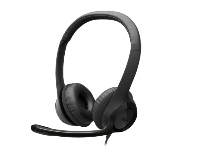 LOGITECH H390 Stereo USB-C slušalice sa mikrofonom crne 