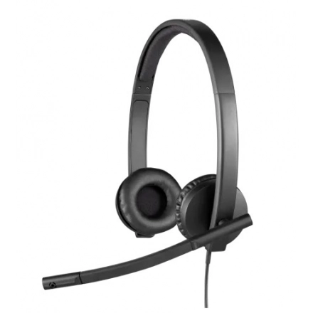 Logitech H570e Stereo (Teams Version) headset USB, Black USB-C