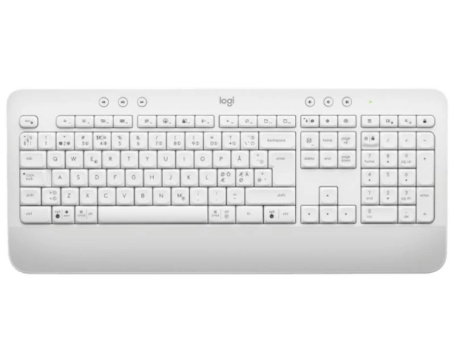 LOGITECH K650 Signature Wireless US bela tastatura 