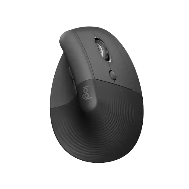 Logitech Lift Vertical Ergonomic Mouse - Graphite