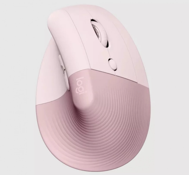 Logitech Lift Vertical Ergonomic Mouse - Rose