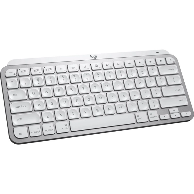 Logitech MX Keys Mini Wireless Illuminated Keyboard - Pale grey - US