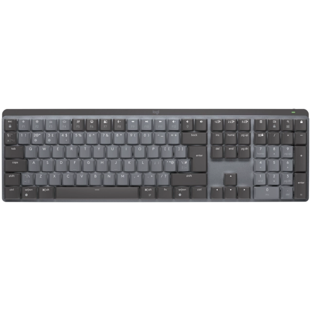 Logitech MX Mechanical Wireless Illuminated Keyboard - Graphite US Tactile