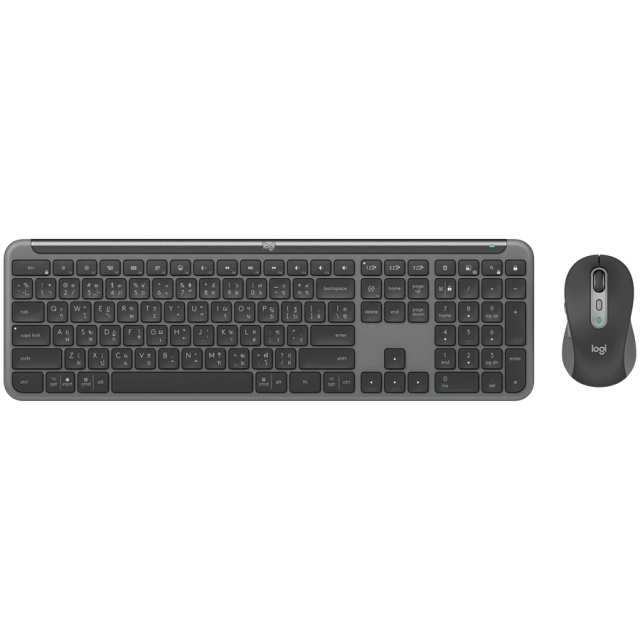 LOGITECH Signature Slim Combo MK950 for Business - GRAPHITE - US INT'L - 2.4GHZ/BT - INTNL-973