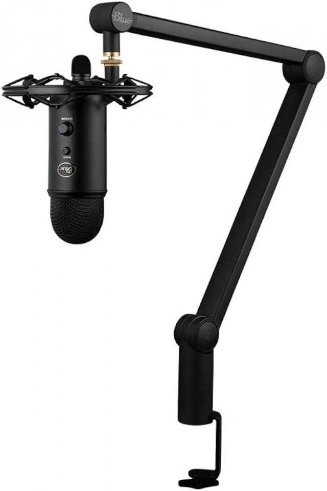 Logitech Yeti G Compass Premium Broadcast Boom Arm (for all Yeti mic.) - BLACK