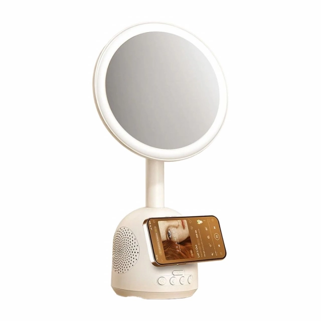 Makeup ogledalo+Bluetooth zvucnik+Wireless Charger REMAX RT-E210