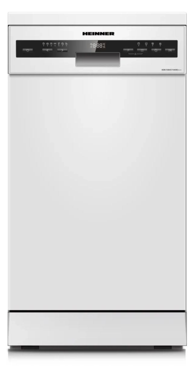 Mašina za pranje sudova HEINNER HDW-FSM45710AXD+++ 10kompleta/7prog/45cm/siva