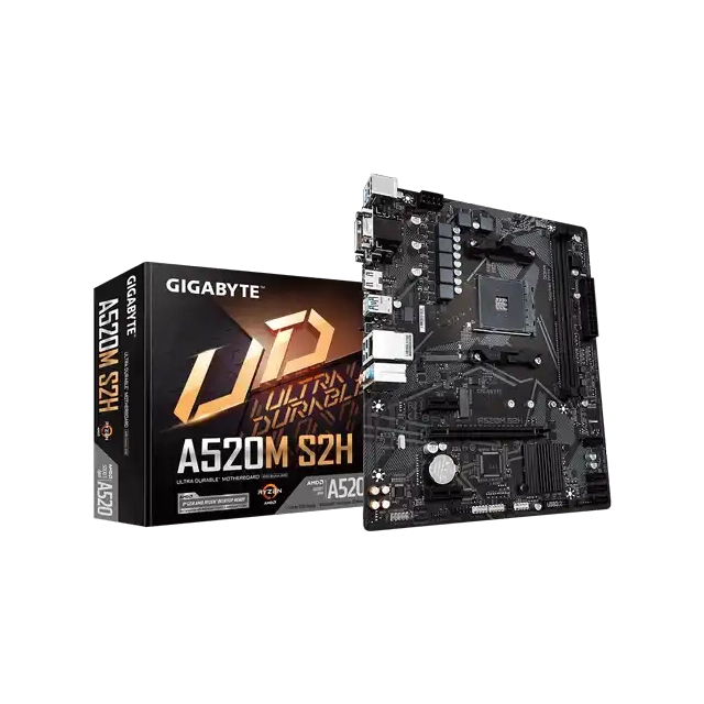 Matična ploča AM4 Gigabyte A520M S2H VGA/DVI/HDMI/M.2