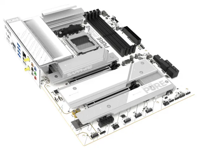 SAPPHIRE AMD X870E AM5 PURE Ryzen R9/R7  4x DDR5 8400MHz  PC