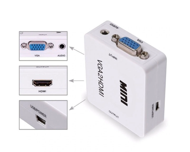 MAXPRO LINE Konverter HDMI na VGA aktivni STAR 