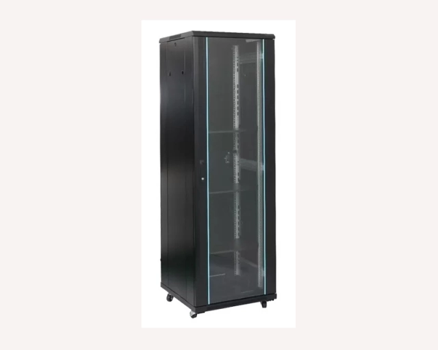 MAXPRO LINE Rack orman samostojeći, 47U, 800x800, staklena vrata (pakovanje od 5 kutija) 