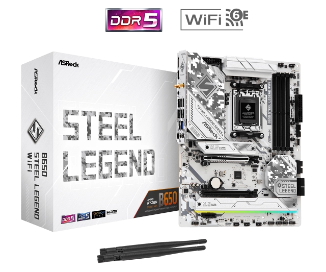 MB AMD AM5 ASRock B650 STEEL LEGEND WIFI