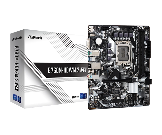 MB s1700 ASRock B760M-HDV/M.2 D4 90-MXBL40-A0UAYZ