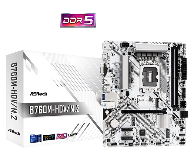 MB s1700 ASRock B760M-HDV/M.2 D5