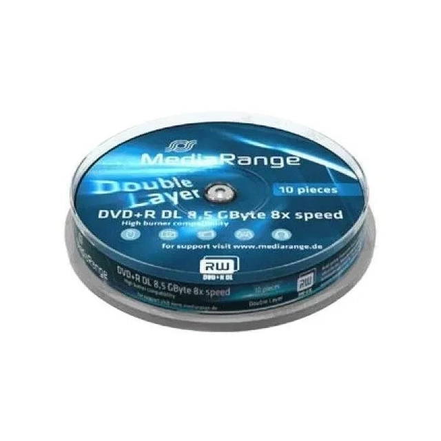 MediaRange Double Layer 8.5GB DVD+R DL 8X  MR466 1/10