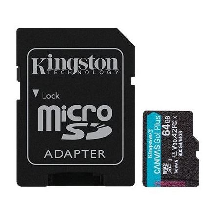 MEM SD MICRO 64GB Canvas Go! Plus + ADP SDCG4/64GB
