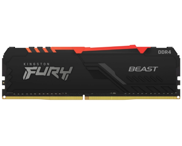 Memorija DDR4 16GB(2x8GB) 3200MHz Kingston Beast RGB KF432C16BB2AK2/16 Fury