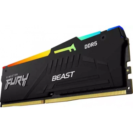 Memorija DDR5 32GB 5600MHz Kingston Fury Beast RGB KF556C40BBA-32