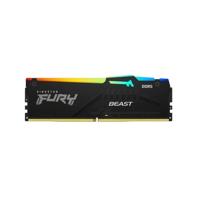 Memorija DDR5 64GB (2x32GB) 6000MHz Kingston Fury Beast RGB KF560C36BBE2AK2-64