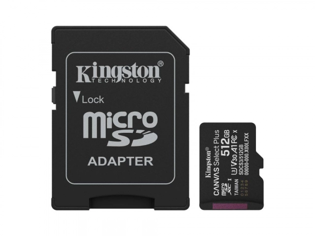 Memorije kartice KINGSTON SDCS3/512GBSP/microSDXC/512GB/Class10 U1/150MB/s