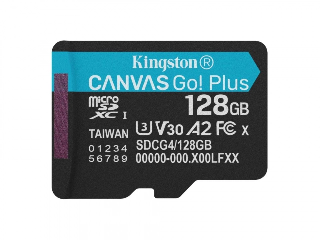 Kingston Memorije kartice SDCG4/128GBSP/Canvas Go! Plus/microSD/200/100MB/s