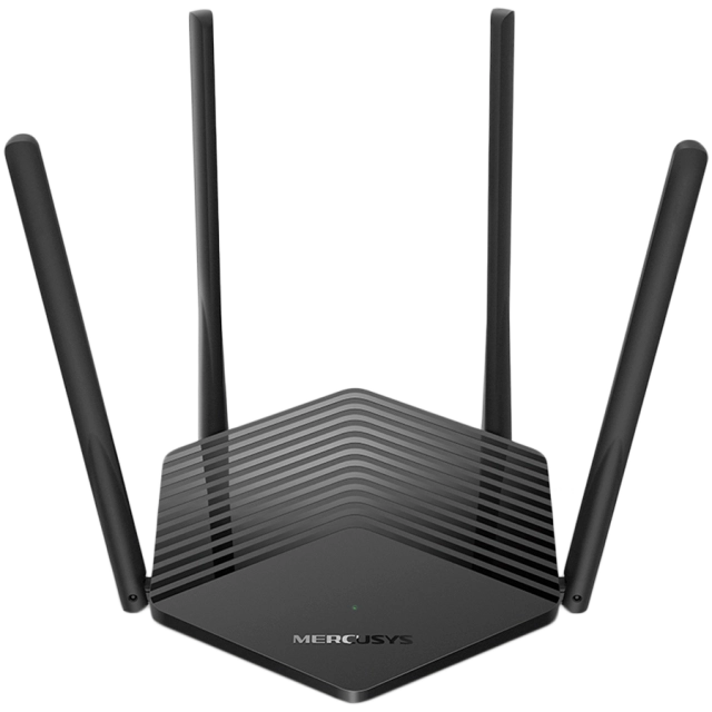 Mercusys AC1900 Wireless AC Gigabit Router, 600 Mbps at 2.4 GHz + 1300 Mbps at 5 GHz, 6×5dBi Fixed External Antennas with Beamforming, 2× G LAN Ports, 1× G WAN Port, Access Point Mode, 3X3 MU-MIMO, Parental Controls, Guest Network, Smart Connect