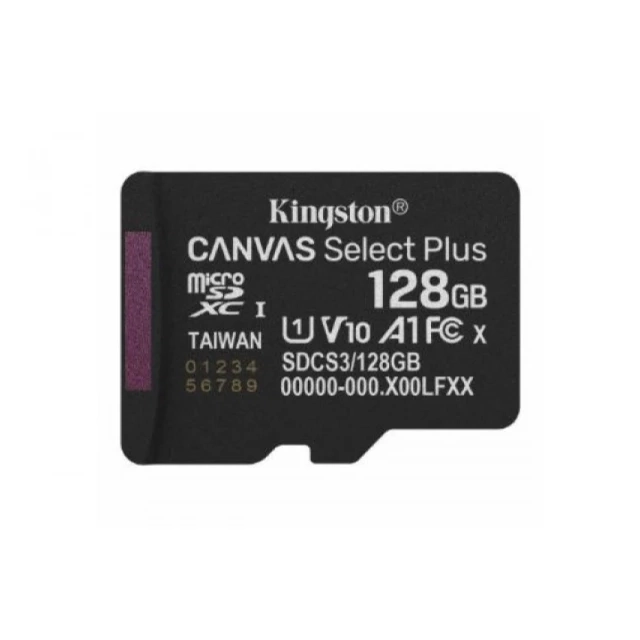 Micro SD Card 128GB Kingston SDCS3/128GBSP class 10
