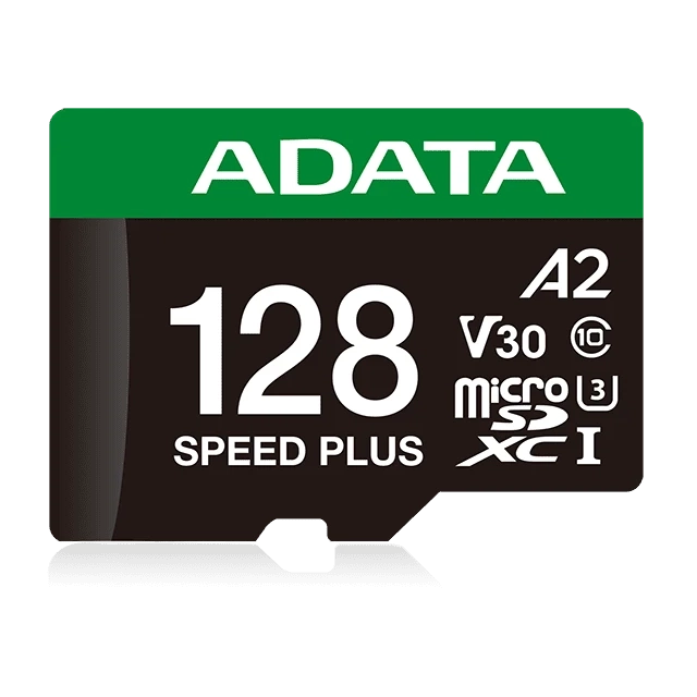 Micro SDXC 128GB A-Data Class 10 + adapter 180/160 MB/s UD128GUI3V30A2SP-RA1