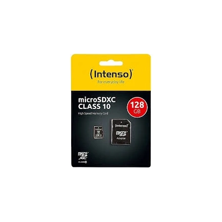 Micro SDXC Intenso 128GB Class10 3413491 + adapter