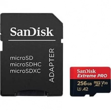 Micro SDXC SanDisk 256GB Ultra, SDSQUAC-256G-GN6MA + Adapter