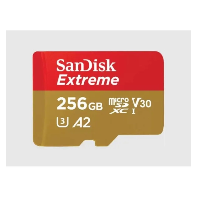MicroSDXC SanDisk 256GB Extreme, SDSQXAV-256G-GN6MA + adapter