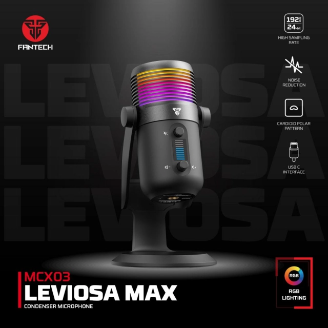 Mikrofon Fantech MCX03 Leviosa Max crni