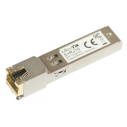 MikroTik S+RJ10 SFP+ module 10gb/s copper ethernet transceiver