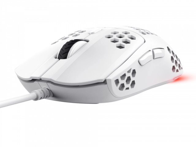 Miš TRUST GXT928W HELOX žicni/gaming/bela