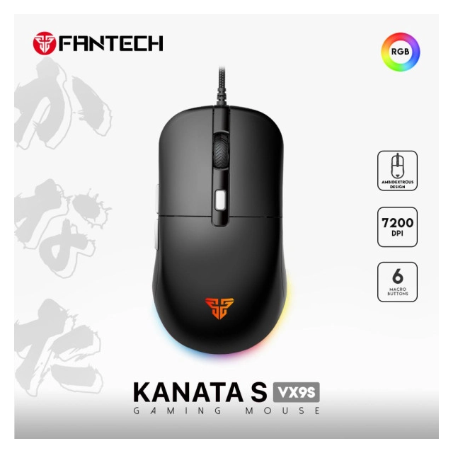 Miš USB Fantech VX9S Kanata S crni